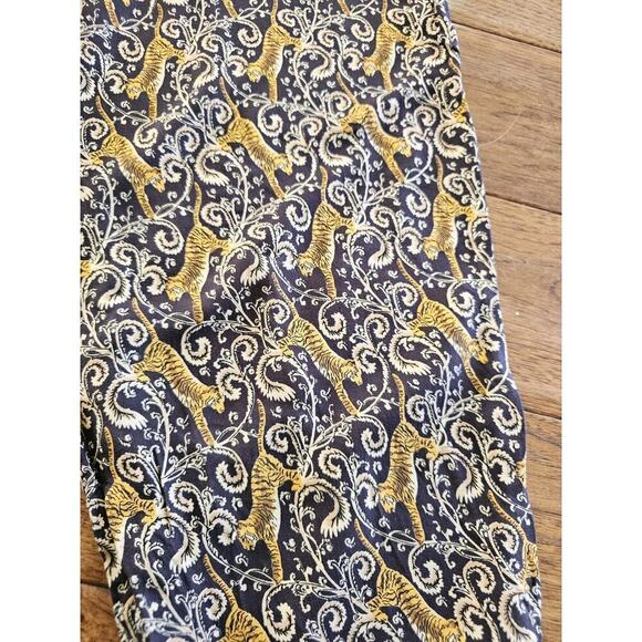 Fat Face Bengal Tiger Paisley Wide Leg Pants Women's Size 12 Hippy Bohemian - Picture 5 of 9